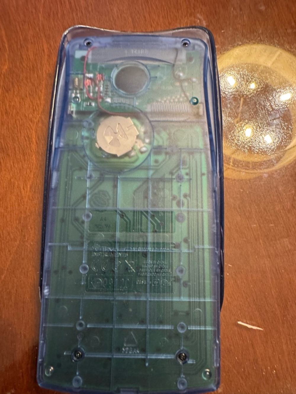 Texas Instruments TI-15 Calculator Cover Insert - Blue/Clear - Picture 4 of 6